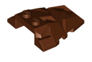 Rock Fractured Wedge, Part# 64867 Part LEGO® Reddish Brown 1 Part
