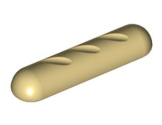 Bread, Part# 4342 Part LEGO® Tan