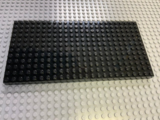 12x24 Brick Plate (30072) Part LEGO® Black Very Good