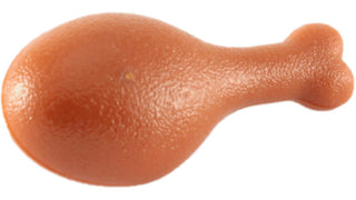 Turkey, Chicken Drumstick, Part# 33057 Part LEGO® Dark Orange