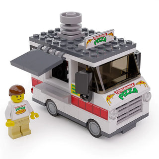 Cowabunga Pizza Food Truck Building Kit B3 Customs