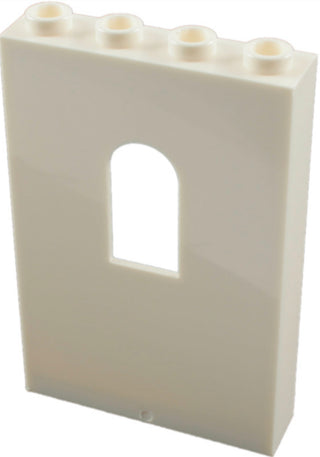 Panel 1x4x5 Window, Part #60808 Part LEGO® White Very Good