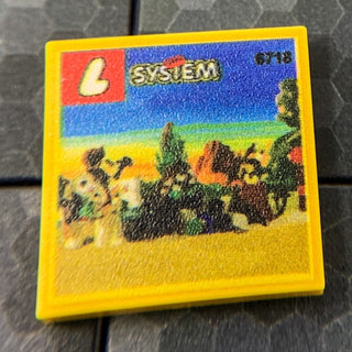 Raindance Ridge Western Set 6718 - Custom Printed 2x2 Tile Custom Parts B3 Customs