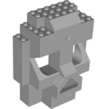 Rock Skull 4 x 10 x 10 Panel Part #47991 Part LEGO®
