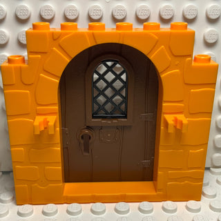 Door Frame 1x8x6 with Door, Part #40242/40241 Part LEGO® Medium Orange