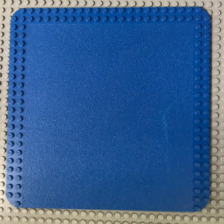 24x24 Baseplate with Studs on Edges, Part# 367 Part LEGO® Blue