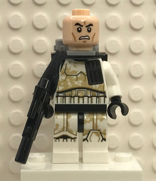 Sandtrooper,Black Pauldron, Ammo Pouch, Dirt Stains, Survival Backpack sw0548a Minifigure LEGO®