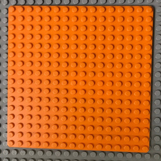 16x16 LEGO® Baseplate, 3867 Part LEGO® Orange