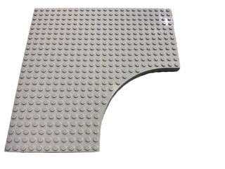 24x24 Brick Modified Plate without 12x12 Quarter Circle (6161) Part LEGO® Light Violet