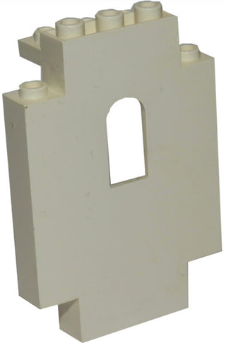 Panel 2x5x6 Wall with Window, Part #4444 Part LEGO® White Very Good