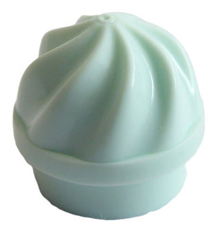 Ice Cream Topper Plate Round 1x1 with Vertical Swirl, Part# 15470 Part LEGO® Light Aqua