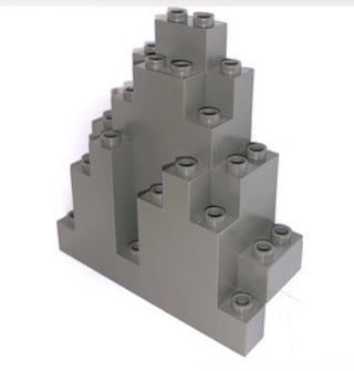 Rock Panel 3 x 8 x 7 Triangular (LURP) Part# 6083 Part LEGO® Dark Gray 4 Parts