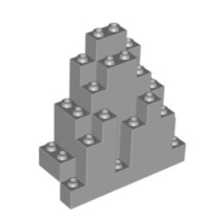 Rock Panel 3 x 8 x 7 Triangular (LURP) Part# 6083 Part LEGO® Light Bluish Gray (newer)  