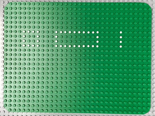 24 x 32 Baseplate with Set 354/560 Dot Pattern Green, Part# 10p02 Part LEGO® Very Good