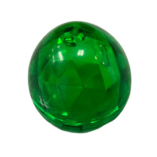 Container, Faceted Dragon Egg, Part# 24130 + 24132 Part LEGO® Trans-Green