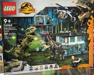 Giganotosaurus & Therizinosaurus Attack, 76949 Building Kit LEGO®