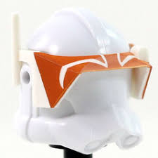 Detail Vaughn Visor Style- CAC Custom Headgear Accessory Clone Army Customs Dark Orange