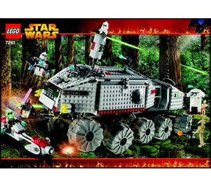 7261-Clone Turbo Tank (with Light-Up Mace Windu, Trans-Light Purple Lightsaber Blade) - INSTRUCTIONS ONLY Instructions LEGO®