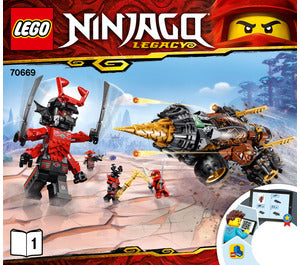 70669-Cole's Earth Driller - INSTRUCTIONS ONLY Instructions LEGO®