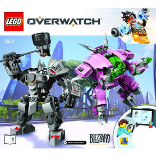 75973-D.Va & Reinhardt - INSTRUCTIONS ONLY Instructions LEGO®