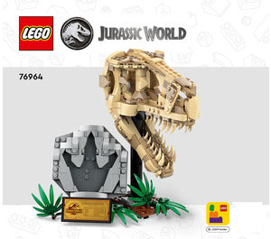 76964-Dinosaur Fossils: T. rex Skull - INSTRUCTIONS ONLY Instructions LEGO®