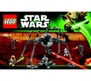 75016-Homing Spider Droid - INSTRUCTIONS ONLY Instructions LEGO®