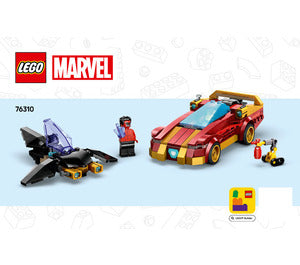 76310-Iron Man Car & Black Panther vs. Red Hulk - INSTRUCTIONS ONLY Instructions LEGO®