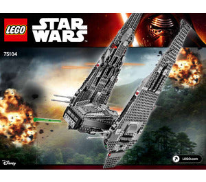 75104-Kylo Ren's Command Shuttle - INSTRUCTIONS ONLY Instructions LEGO®