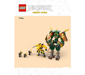 71794-Lloyd and Arin's Ninja Team Mechs - INSTRUCTIONS ONLY Instructions LEGO®