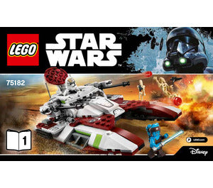 75182-Republic Fighter Tank - INSTRUCTIONS ONLY Instructions LEGO®