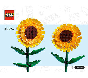 40524-Sunflowers - INSTRUCTIONS ONLY Instructions LEGO®