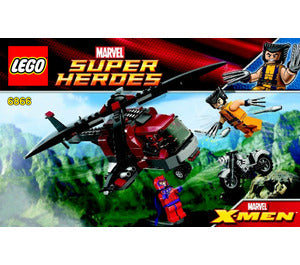 6866-Wolverine's Chopper Showdown - INSTRUCTIONS ONLY Instructions LEGO®