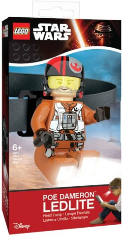 Minifigure LED Headlamp Torch Poe Dameron Keychain LEGO®
