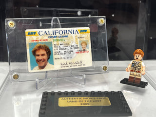 Rick Marshall (Will Ferrell) Drivers License, from Land of the Lost Movie Prop Atlanta Brick Co   
