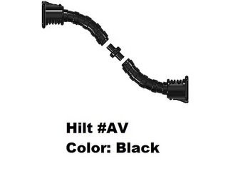 HILT #AV Custom Star Wars Lightsaber Model For LEGO Minifigures. Custom, Accessory BigKidBrix