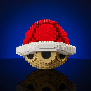 Life-Sized Red Shell Building Kit Bricker Builds