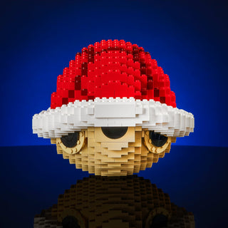 Life-Sized Red Shell Building Kit Bricker Builds