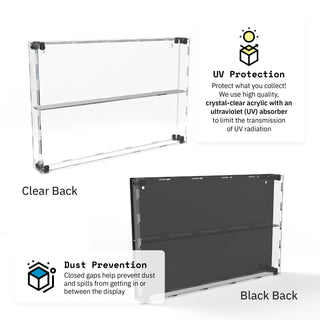 2-Shelf Minifigure Polybag Display Case display case Scobo Design, LLC