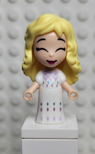 Elsa - Micro Doll, White Dress, dp111 Minifigure LEGO®