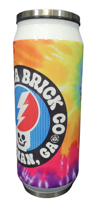Skull Head Tye-Dye 16oz Can Shaped Tumbler with Built In Straw  United Brick Co®