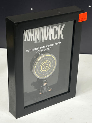 Adjudicator Coin, from John Wick 3 Movie Prop Atlanta Brick Co   
