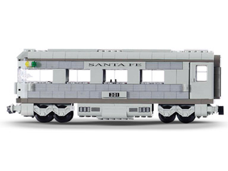 Santa Fe Cars - Set II (dining, observation, or sleeping car), 10022 Building Kit LEGO®