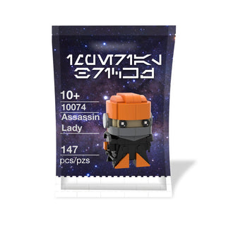 Assassin Lady, Custom BrickHeadz Building Kit Imperial Brickz