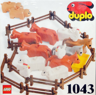 Farm Animals and Fences, 1043 Building Kit LEGO®