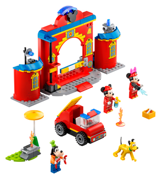 Mickey & Friends Fire Truck & Station, 10776 Building Kit LEGO®