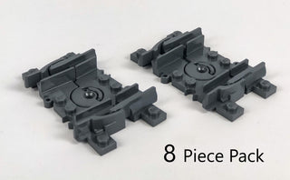 LEGO® Plastic Train Track, Flexible Segment, Dark Bluish Gray, 8 piece packs Part LEGO®