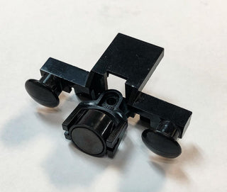 LEGO® Train Buffer Beam/Coupling with Black Magnet Cylindrical - Old Style, Part #4022 + #2920 + #73092 Part LEGO® Black
