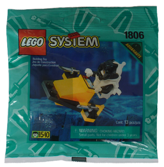 Underwater Scooter polybag, 1806 Building Kit LEGO®