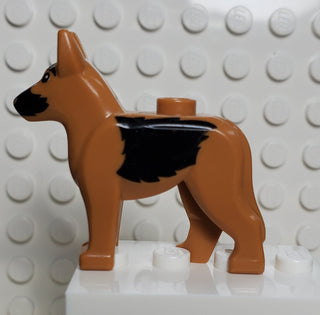 German Shepherd, Blk Sides - 92586pb04 LEGO® Animals LEGO®