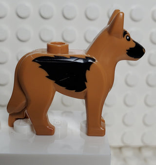 German Shepherd, Blk Sides - 92586pb04 LEGO® Animals LEGO®